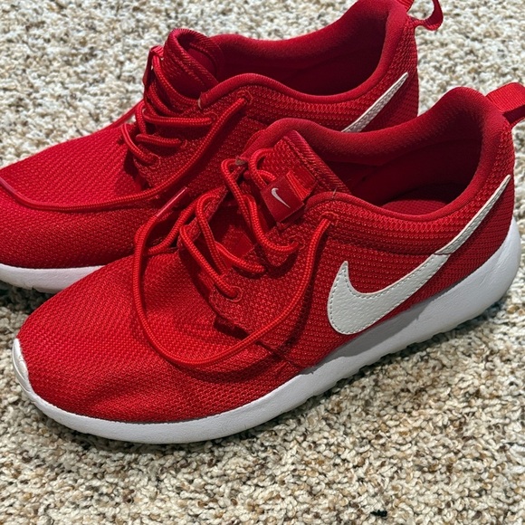 Nike Crimson Red Sneakers with White Accents - Picture 3 of 6